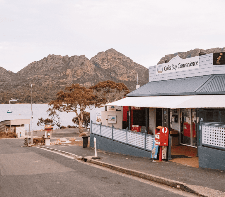 Via Travel Tourism Tasmania Coles Bay Convenience Store Credit_ Pauline Morrissey