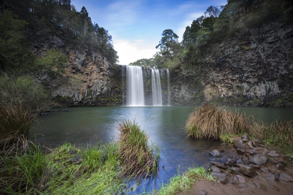 bus tour east coast australia water falls