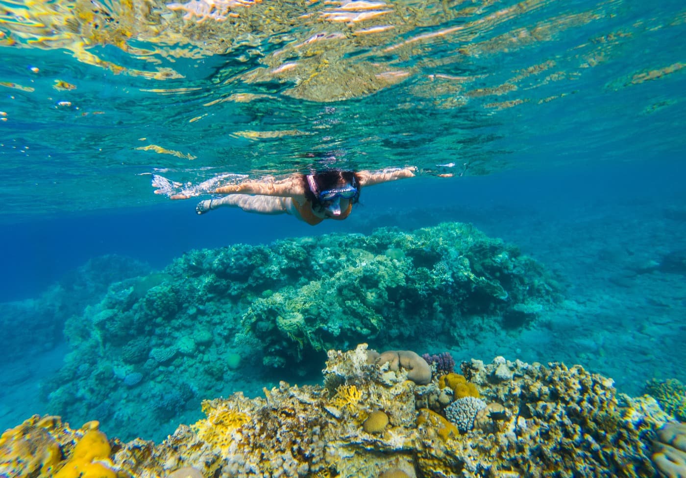 woman-snorkeling-above-coral-reef 